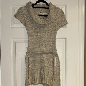 Forever 21 Taupe Cowl Neck Sweater